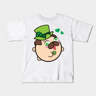 Pug - Saint Patrick's Day - Doopy Kids T-Shirt